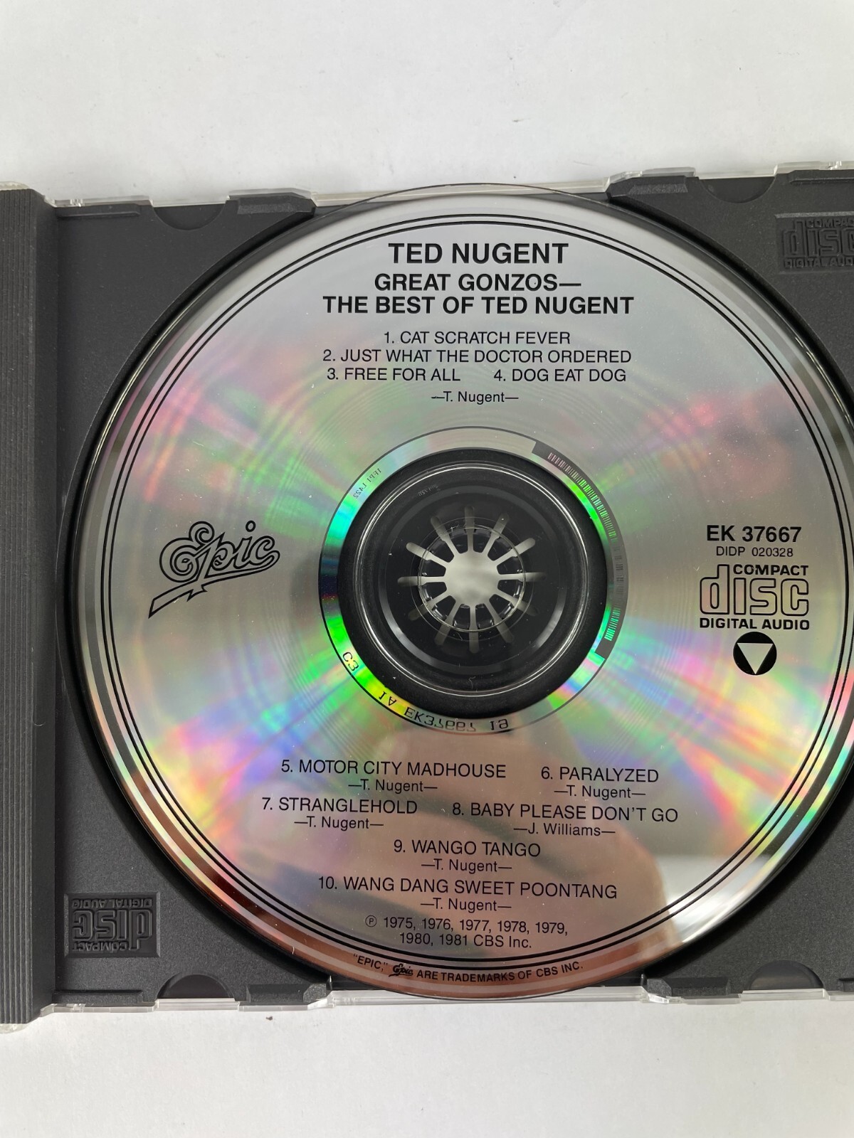 Great Gonzos The Best Of Ted Nugent CD #7