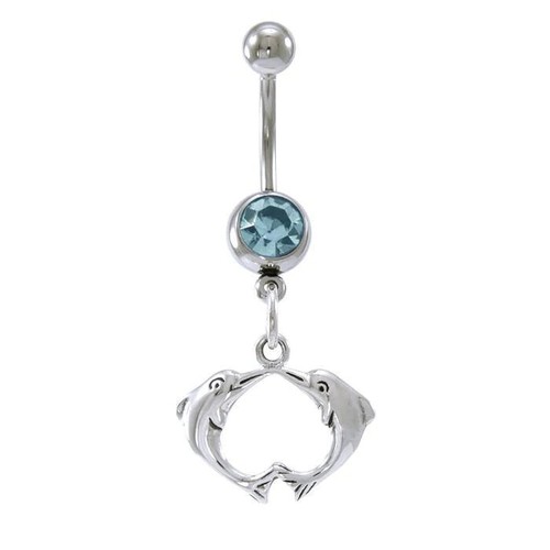 Monster Piercing Piercing De Nombril En Argent Sterling 925 Plaqué Or