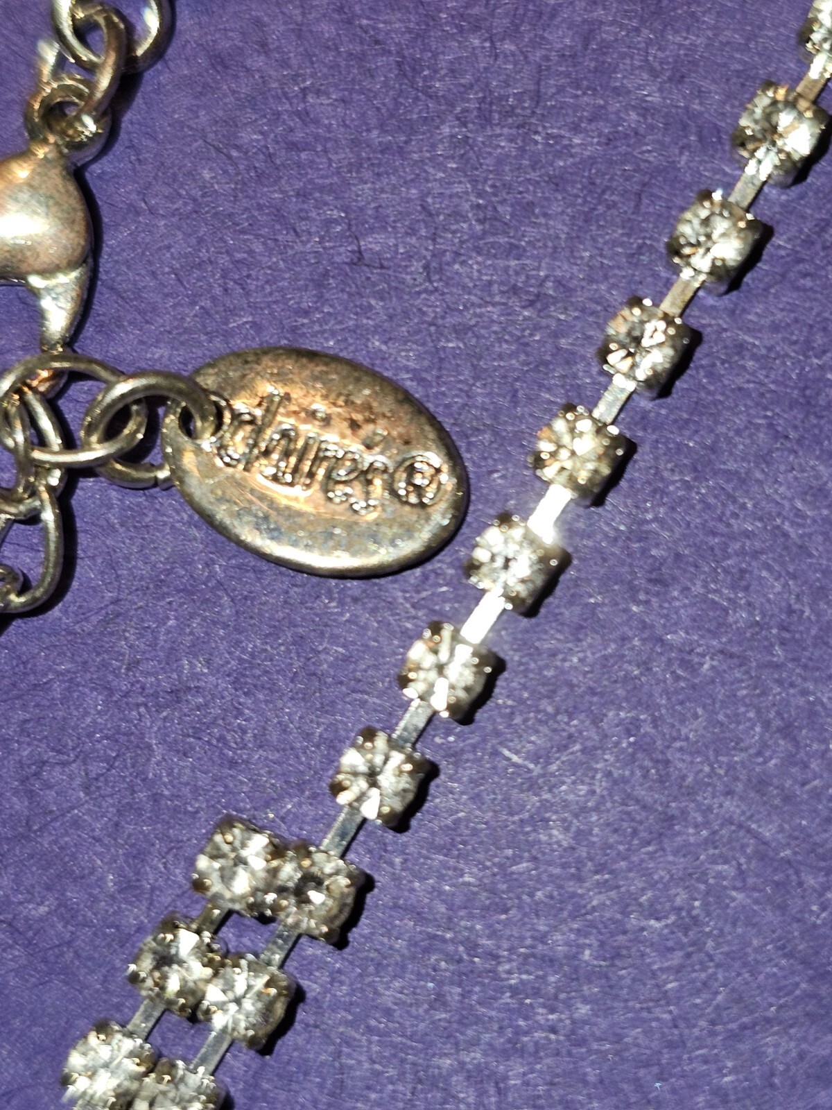 RHINESTONE ELEGANT CASCADE STATEMENT NECKLACE Wed… - image 3