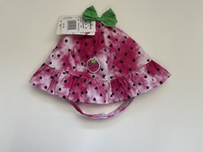 Baby Girl Bucket Hat 48 CM Tie Dye Strawberry Summer Pool Hat Cute New