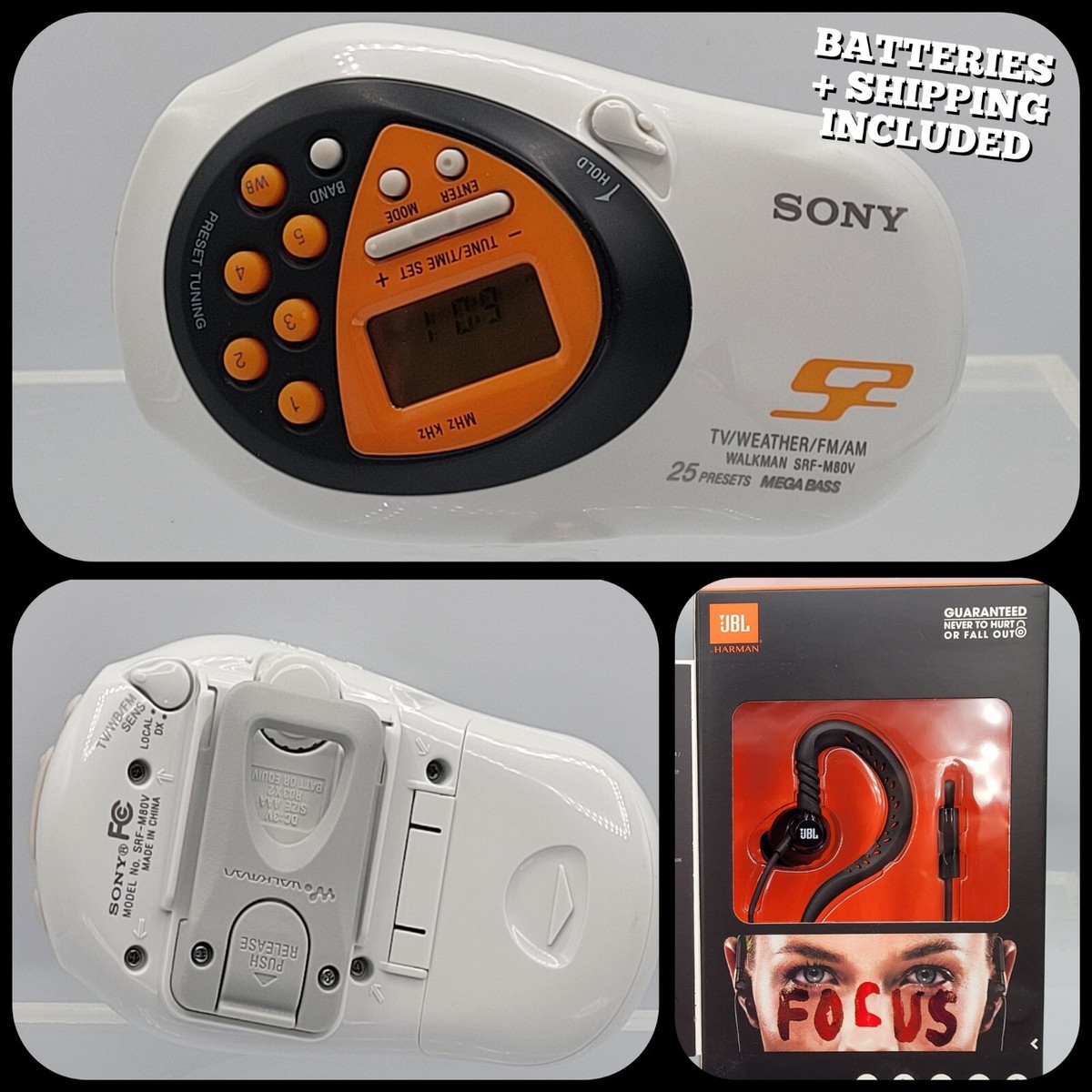 【動作品】　SONY AM/FM WALKMAN SRF-80 SONY - 【希少☆動作品】 SONY ソニー ステレオラジオ WALKMAN SRF-80