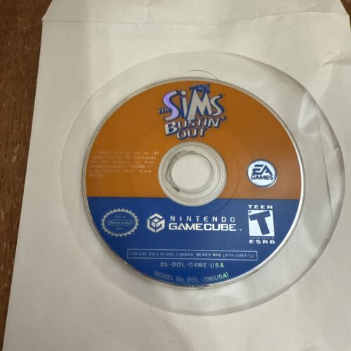 SIMS BUSTIN' OUT Nintendo GameCube Disc Only - Untested - Picture 2 of 5