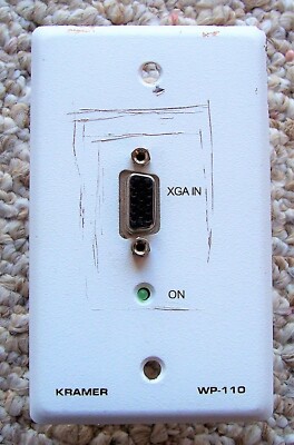  Kramer Active Wall Plate - Computer Graphics Video Transmitter WP-110