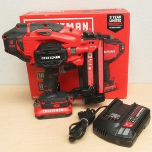 Craftsman CMCN618C1 20V Li-Ion 18 gauge cordless brad nail gun battery