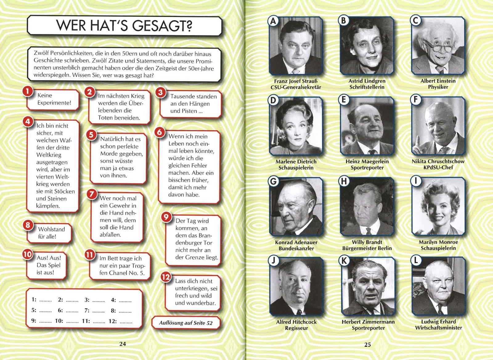 Thumbnail - Unsere 50er Jahre - Das Rätselbuch