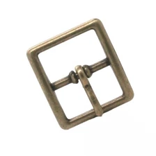 Square Strap Buckle 3/4" Antique Brass 20002-09 