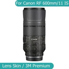 For Canon RF 600mm F11 IS STM Decal Skin Vinyl Wrap Film Camera Lens Sticker