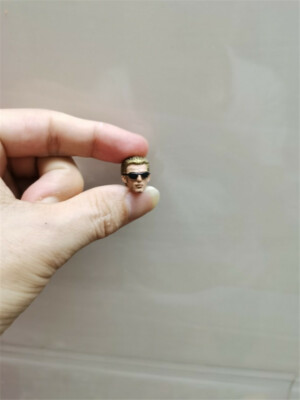 1:18 Albert Wesker Head Sculpt Carved For 3.75'' Male Figure Body