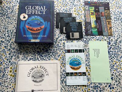 Global Effect (Commodore Amiga, 1992) Big Box komplett sehr guter Zustand