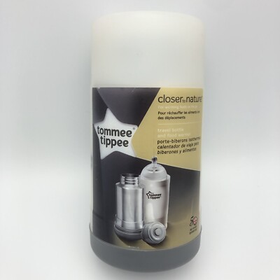 Tommee Tippee Stainless Insulated Travel Bottle & Food Warmer C500A01 500ml New!