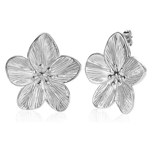 Large Flower Statement Earrings Petals Exaggerated Vintage Style Gold Silver Big - Bild 18 von 20