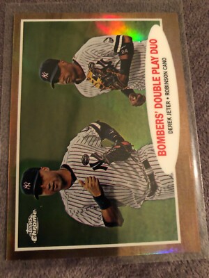 2011 Topps Chrome Derek Jeter/Robinson Cano NY Yankees 1962 Vintage Refractor  