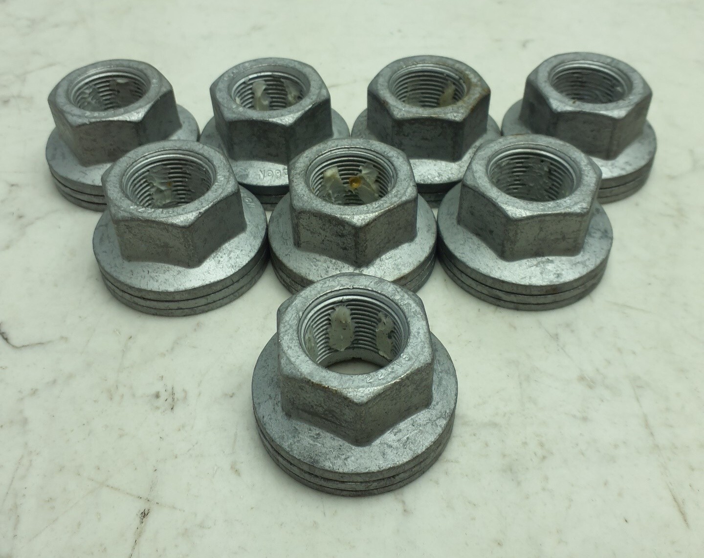 8 Pack NordLock Wheel Nuts M22x1.5 Grade 10 Zinc Plated Steel 1631 eBay
