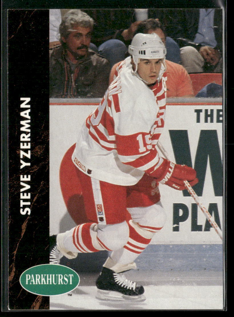 1991-92 Parkhurst French #44 Steve Yzerman Detroit Red Wings Hockey Card HOF