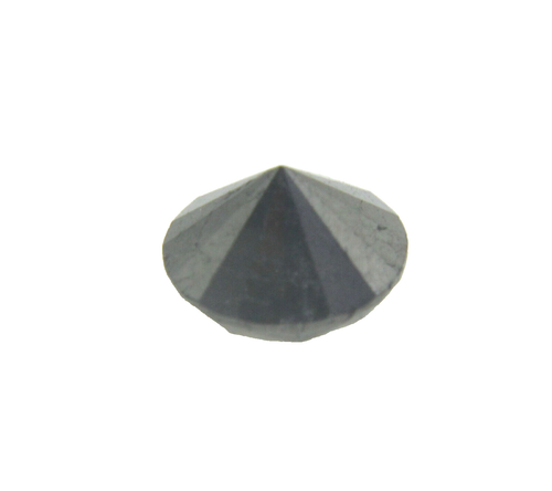 Diamante solitario redondo color negro real natural de 1,00 CTS - Imagen 9 de 22