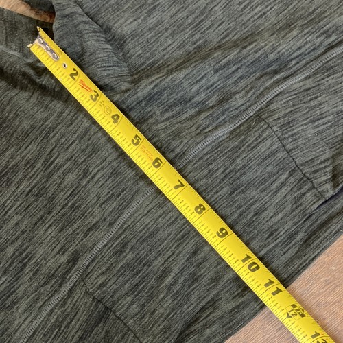 Manduka Leggings Size XL High Waist Pants Capris 7/8 Yoga Heather Green Stretch - Picture 3 of 6