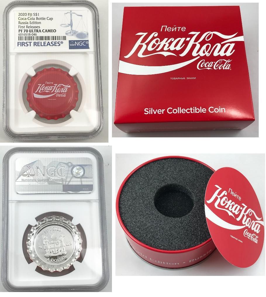 NGC PF70 2020 FIJI 1 dolllar Coca-Cola coin silver coin | eBay