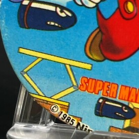 Mario Bullet Bill Menko Super Mario Bros Famicom Card Nintendo 1985 NES Japanese