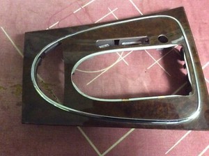 Einbaurahmen F. Wahlhebel, Blende Holzdekor für Mercedes W211