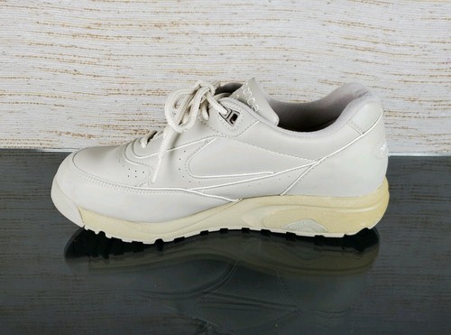 NEW BALANCE 810 Beige Leather Active Walking Comfort Shoes Womens Sz 9 D Wide - Picture 3 of 12