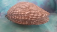 Vintage United Hatters Cap Millinery Workers Union Made Newsboy Wool Tweed Sz 7