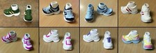 Barbie My Scene Doll Shoes Athletic Flat Sneakers With Attached Socks - CHOOSE