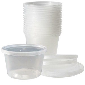 clear plastic food containers with lids wholesale