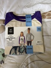 Member's Mark Girl's 2-Pack My Favorite Tag Free Comfort Long Sleeve Tees