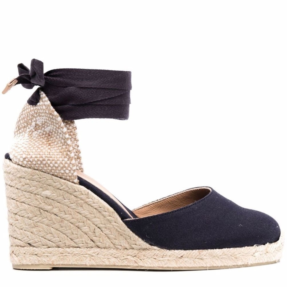 БОСОНОЖКИ-ЭСПАДРИЛЬИ НА ТАНКЕТКЕ CASTANER CARINA 80 SANDALEN DAMEN SCHUHE 020962301