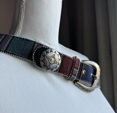 小物 vintage italy nanni western concho belt 1950s Concho Cowgirl Belt | Vintage 50s Black Leather W