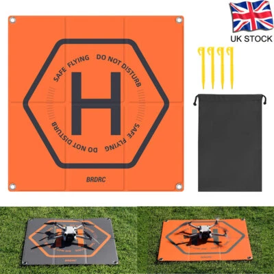 50cm Drone Day Night Landing Pad Launch Helipad For DJI Mavic Mini Air Series