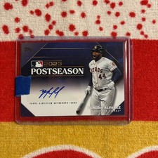2024 Topps Yordan Alvarez auto Postseason Performance Autograph #42/50 PPA-YA