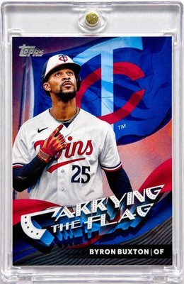 Byron Buxton 2023 Topps Carrying The Flag /100 #CTF-16 Twins