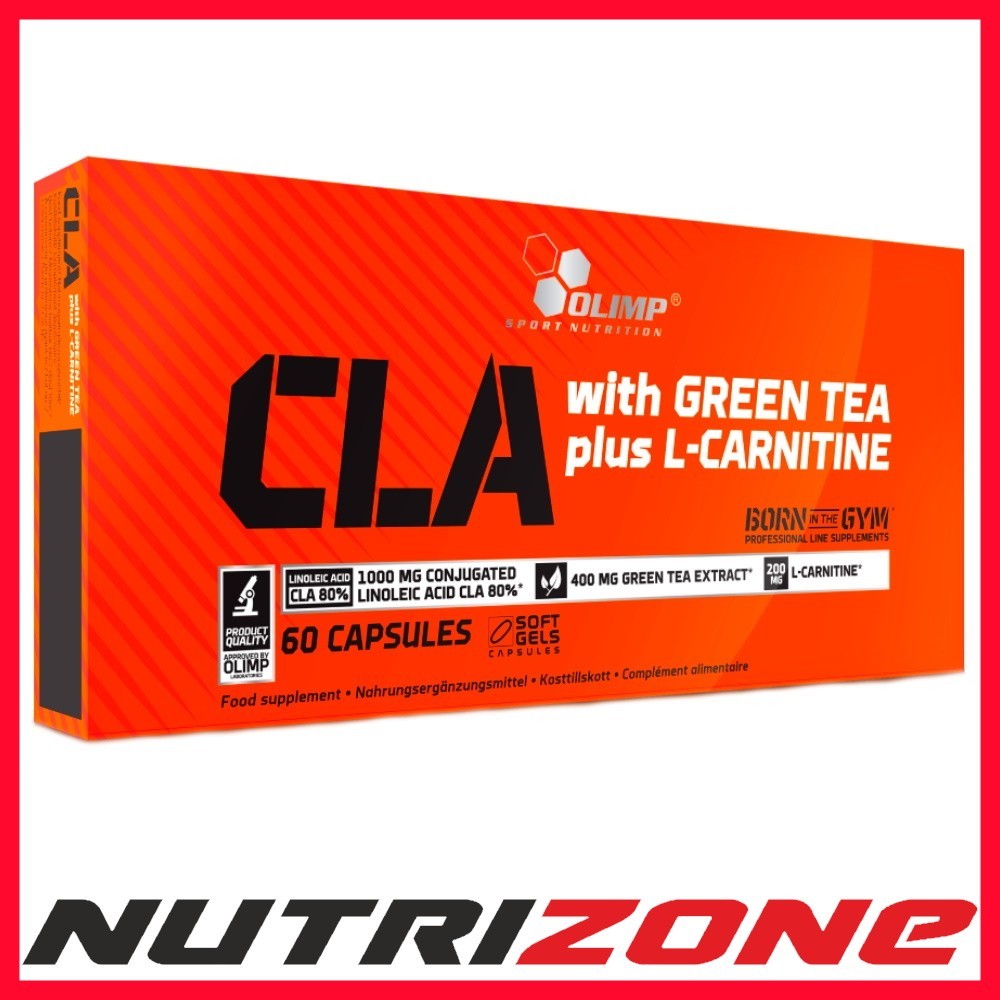 Olimp Sport Nutrition CLA with Green Tea Plus L-Carnitine Sport, Pack of 60 Capsules - Image 2