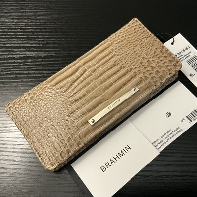 Brahmin Ady TRAVERTINE ASSORTED (Shades Of Tan)  genuine leather NWT