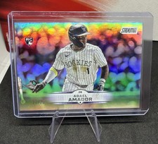 2025 Topps Stadium Club #41 - Adael Amador RC Rainbow Foil /25 - Rockies 17/25