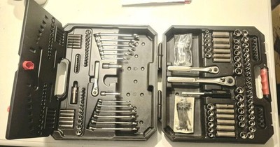 Vintage USA Craftsman ''Sears'' 154p Mechanics Tool Set *New Open Box*Complete 