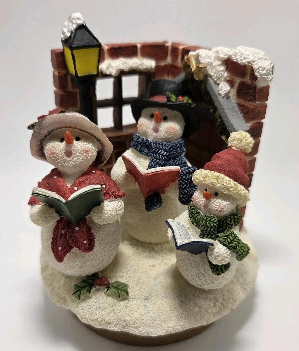 Bonhomme De Neige En Céramique Bleu Home Interiors - Abat-jour Déco