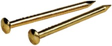 Solid Brass Escutcheon Pins, 1/2 In. x 18, 2 oz. - 122626