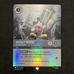 Disney Lorcana: Fabled - MICKEY MOUSE Standard Bearer Epic Foil #221/204