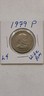 1979-P WIDE RIM Susan B Anthony Dollar Circulated (L4) SEE PICTURES Philadelphia Susan B Anthony