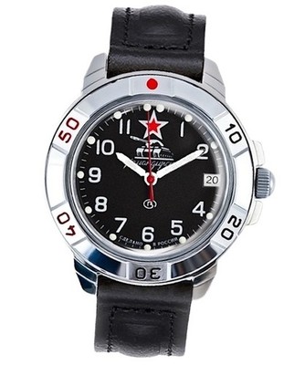 Russische Armbanduhr Vostok KOMANDIRSDKIE Panzerkommandeur