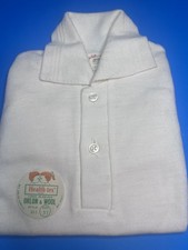 NOS Vintage 60s 70s Health-tex Standard Romper Co 3T Shirt Orion Wool Deadstock