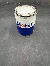 Mobil Oil 1 Quart Oil Can Full