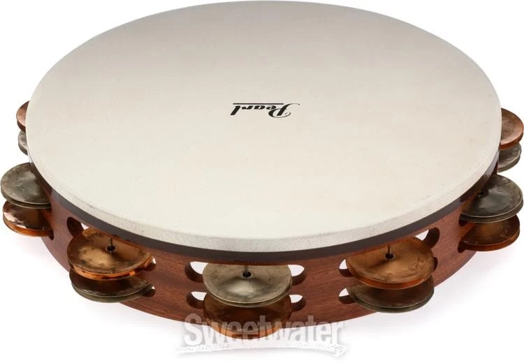 Pandereta orquestal perla - 10 pulgadas, plata alemana y cobre berilio Foto 3 de 4