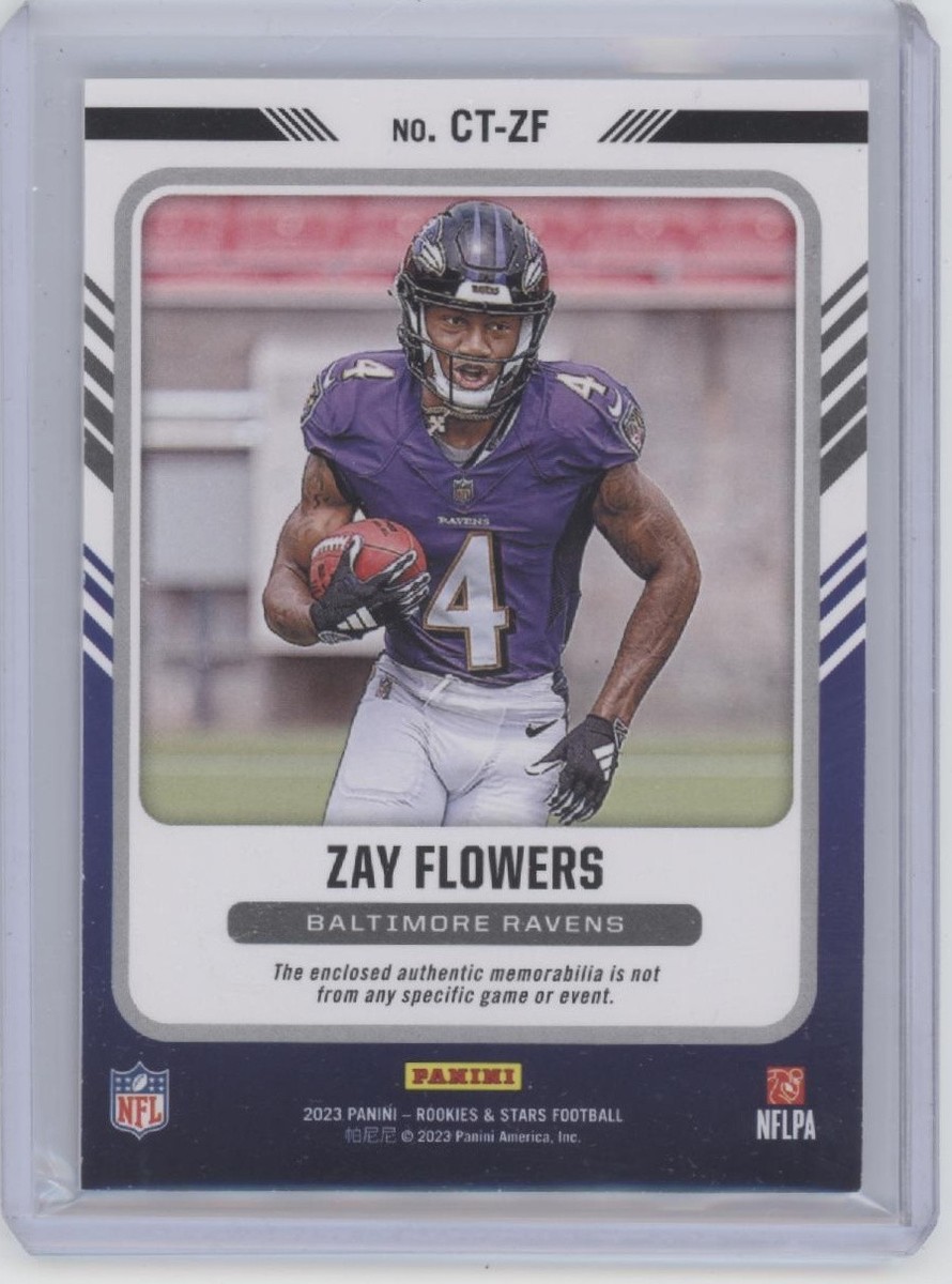 2023 Panini Rookies & Stars #CT-ZF Zay Flowers Cross