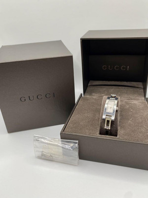 Gucci QZ 3900L Silver Dial Watch MTM027500, 15.5-16cm, Good
