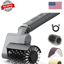 Electric Grill Brush 3-in-1 Kit Cordless BBQ Cleaner with Reinforced Safe M...