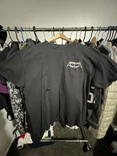 Metallica X Dogtown Skateboarding Skull Graphic Black T-Shirt Size XL *Damaged*