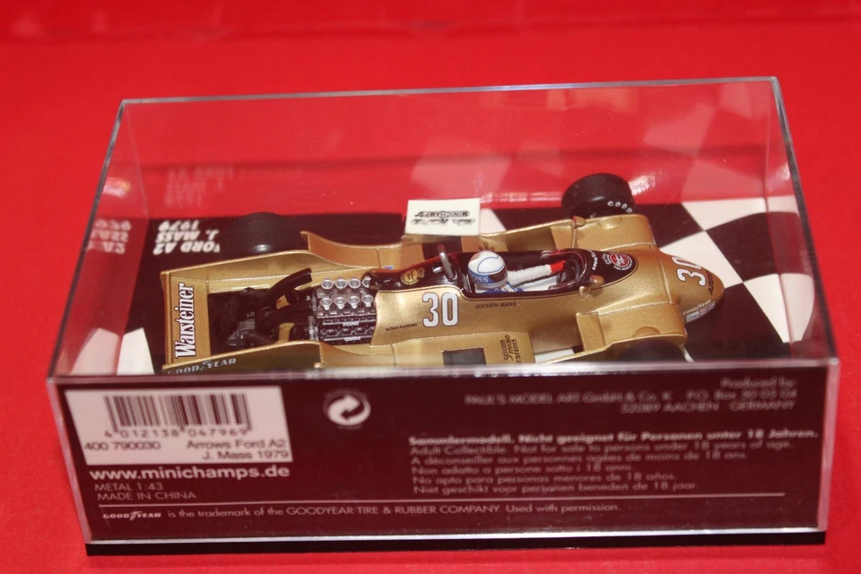1/43 Arrows Ford A2 (1979) - #30 J. Mass - MINICHAMPS - Immagine 3 di 3